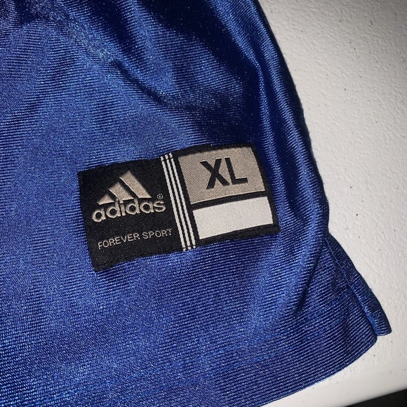 Kansas  Jersey Shirt Boys‎ XL Blue Adidas College Basketball  #34 - Picture 8 of 9